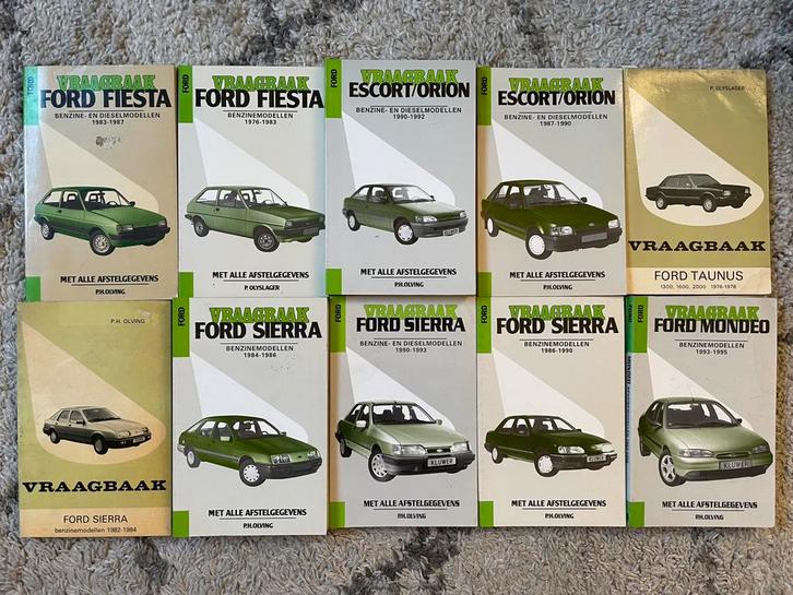 Vraagbaak Ford Escort Fiësta Siërra Mondeo Taunus Olving, Auto diversen, Handleidingen en Instructieboekjes, Ophalen of Verzenden