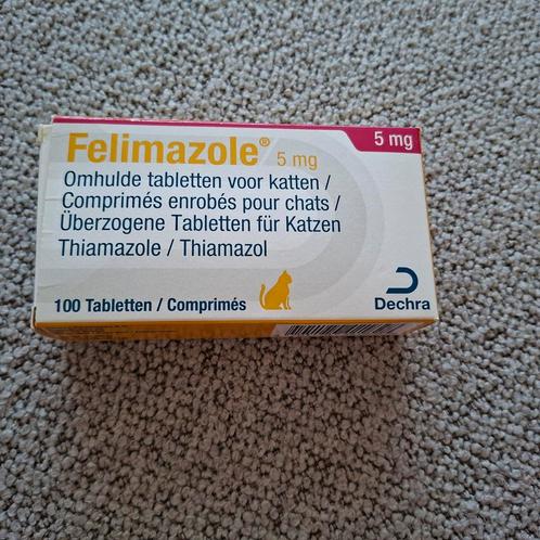 Felimazole tabletten 5 mg voor katten., Dieren en Toebehoren, Katten-accessoires, Gebruikt, Ophalen