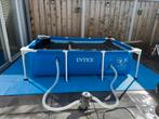 Intex zwembad compleet! 2x gebruikt, Ophalen, Zo goed als nieuw, 200 tot 400 cm, Rechthoekig