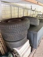 Winterbanden op stalen velgen 4x108, Auto-onderdelen, Banden en Velgen, Ophalen, Gebruikt, 15 inch, Velg(en)