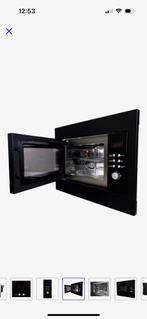 Exquisit EMW2546HIBLACK Inbouw Combimagnetron - Zwart, Ophalen, Zo goed als nieuw, Inbouw, Draaiplateau