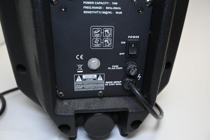 V-Line DPH208AU, Audio, Tv en Foto, Luidsprekers, Front, Rear of Stereo speakers, Minder dan 60 watt, Overige merken, Ophalen of Verzenden