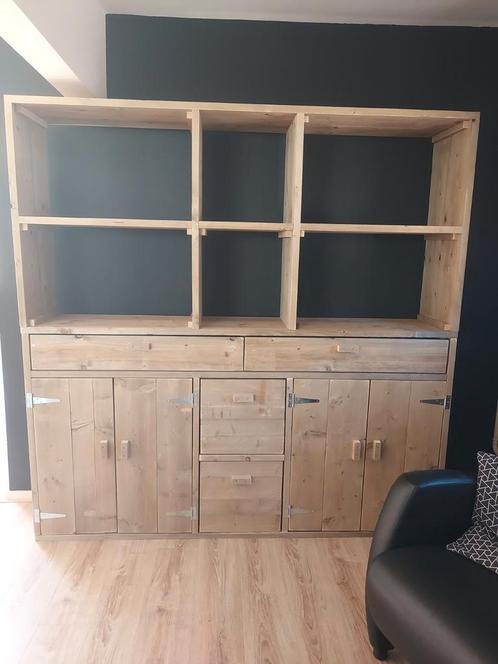 Buffetkast steigerhout, Huis en Inrichting, Kasten | Buffetkasten, 200 cm of meer, 25 tot 50 cm, Ophalen of Verzenden