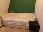 IKEA Hemnes bedbank met opberglades, Ophalen, Eenpersoons, Wit, Zo goed als nieuw