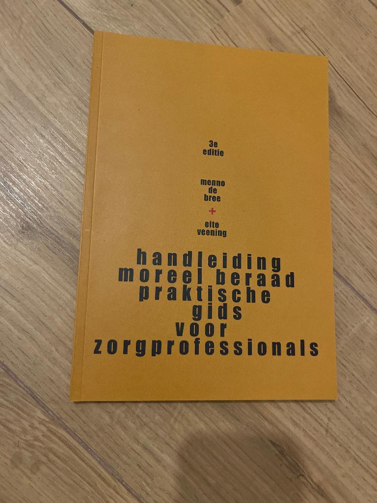 Handleiding moreel beraad, 3e editie, Boeken, Nieuw, Diverse auteurs, Beta, HBO