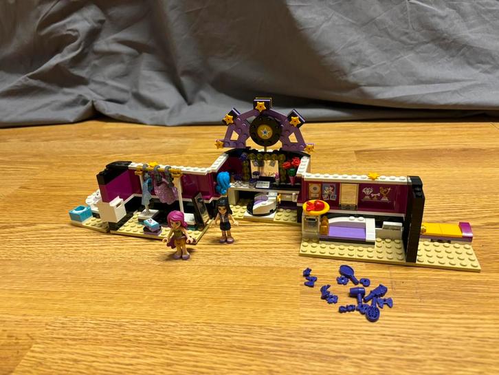 Lego Friends 41104 Popster Kleedkamer, Kinderen en Baby's, Speelgoed | Duplo en Lego, Zo goed als nieuw, Lego, Complete set, Ophalen of Verzenden