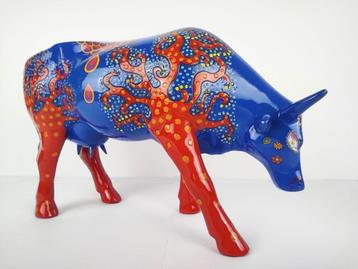 CowParade / Cow Parade Koe “Folk Cow” LARGE  beschikbaar voor biedingen