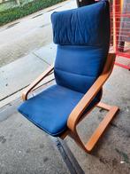 Stoel. Fauteuil. Ikea. Paong., Minder dan 75 cm, Gebruikt, Hout, 50 tot 75 cm