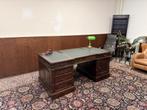 Klassiek Engels Chesterfield Bureau Partnerdesk, Ophalen