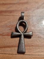 Tinnen Ankh hanger., Overige materialen, Nieuw, Ophalen of Verzenden, Kruis of Symbool