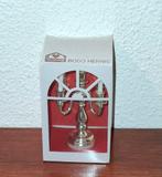 Poppenhuis 1:12 Bodo Hennig zilveren kandelaar, Verzamelen, Poppenhuizen en Toebehoren, Ophalen of Verzenden, Nieuw, Poppenhuis