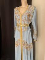 Takshita Takchita Marokkaanse jurk, Maat 38/40 (M), Overige typen, Blauw, Ophalen of Verzenden