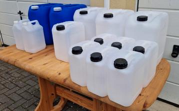 Gebruikt Jerrycan/ jerrycans 5, 10 en 20 liter Food grade  beschikbaar voor biedingen