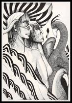 Maria Seghi # Toscaans # Sublieme Litho " Geliefden ", Ophalen of Verzenden