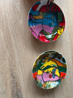 Corneille Schaaltjes - La Maison Jaune (Set van 2), Antiek en Kunst, Ophalen