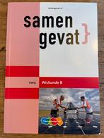 Samengevat Wiskunde B VWO, Ophalen, Zo goed als nieuw, VWO, Wiskunde B