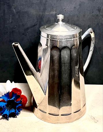 Antieke Art Deco Verzilverde Koffiepot - Jaren 20 beschikbaar voor biedingen