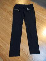 Tregging zwart met ritsjes, Ophalen of Verzenden, Gebruikt, Meisje, Broek