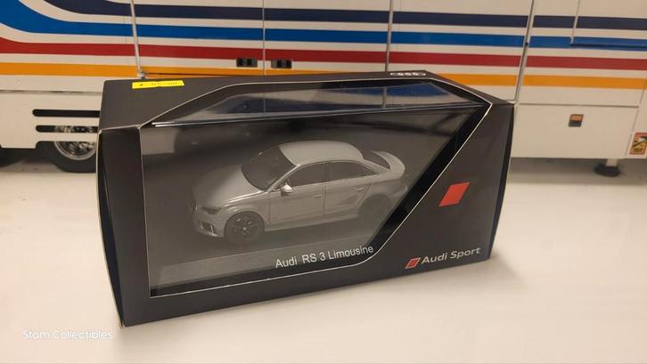 IScale Audi A3 RS3 Limousine Nardo Grey, Hobby en Vrije tijd, Modelauto's | 1:43, Zo goed als nieuw, Auto, Overige merken, Ophalen of Verzenden