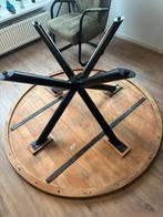 Ronde eettafel - 150 cm diameter, Ophalen, Gebruikt, 150 tot 200 cm, Vijf personen of meer