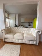 Chesterfield (look) Bank - Klassieke Stijl, Huis en Inrichting, Gebruikt, Driepersoons, Ophalen of Verzenden, Rechte bank