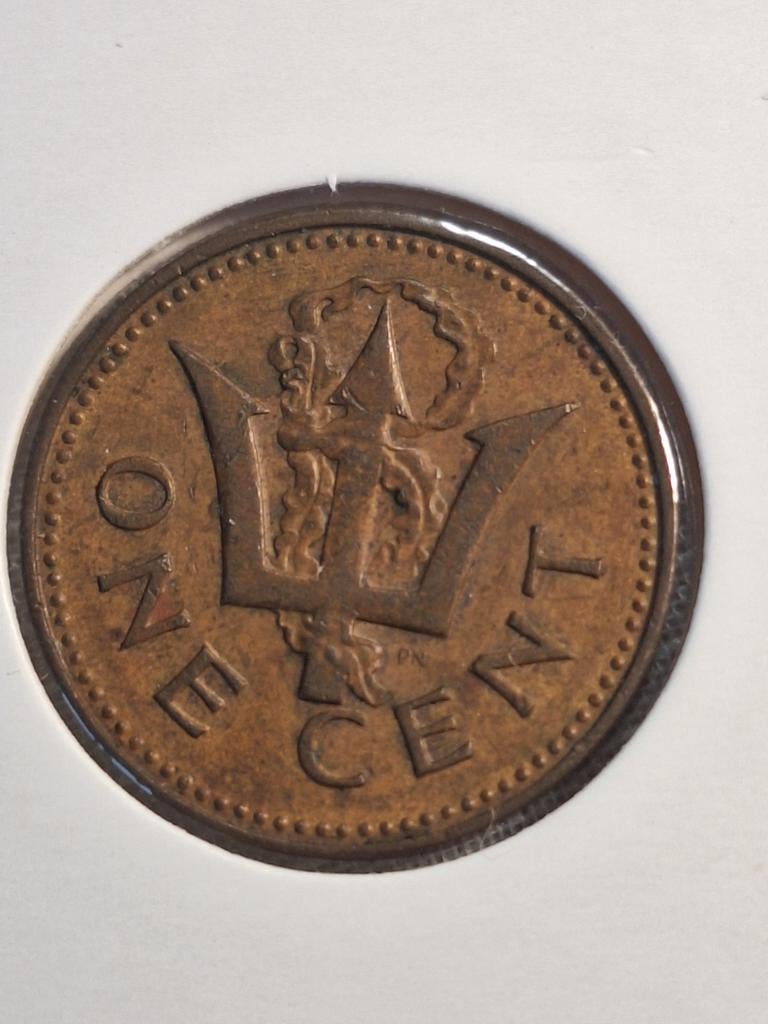 BARBADOS one cent 1973 (#25), Postzegels en Munten, Munten | Amerika, Ophalen of Verzenden, Midden-Amerika, Losse munt