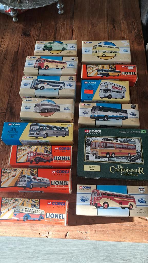 Partij corgi bussen, Verzamelen, Speelgoed, Zo goed als nieuw, Ophalen of Verzenden