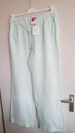Peserico mint groene linnen pantalon maat 44 NIEUW!, Peserico, Maat 42/44 (L), Nieuw, Ophalen of Verzenden