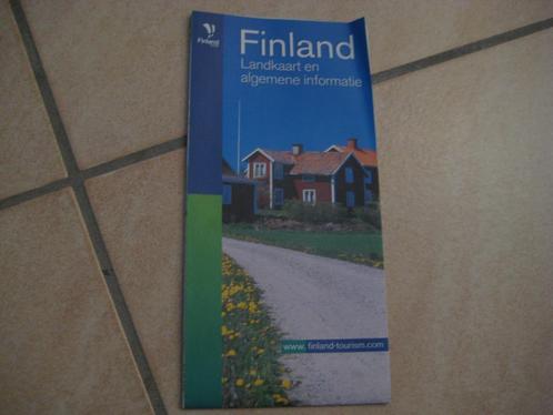 landkaart van Finland, Boeken, Atlassen en Landkaarten, Zo goed als nieuw, Landkaart, Europa Overig, 2000 tot heden, Verzenden