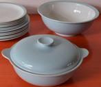 Retro vintage jaren 50 FRIS Edam pastel schalen, Ophalen of Verzenden, Effen, Aardewerk, Schaal of Schalen