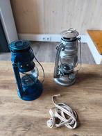 Twee Olielampen Olielampje Windlicht voor Petroleum met Lont, Ophalen of Verzenden