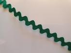 Galon / zigzag band groen - 10mm #2663, Ophalen of Verzenden, Nieuw, Lint, Band of Elastiek