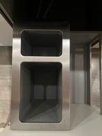Bulthaup Inbouw dubbele afvalbak prullenbak frontdeur lade, Huis en Inrichting, Woonaccessoires | Prullenbakken, Kunststof, Ophalen of Verzenden
