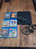 PlayStation 4 Slim met 6 games en 1 controller, Ophalen of Verzenden, Met 1 controller, Slim, Gebruikt