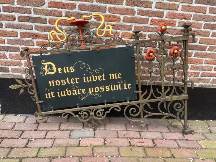 Antiek Uithangbord Huisartsenpraktijk, Antiek en Kunst, Antiek | Overige Antiek, Ophalen