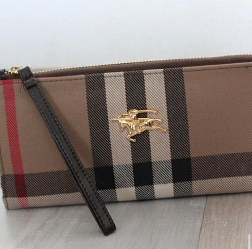 Burberry Style Clutch Portemonnee met Polsband, Sieraden, Tassen en Uiterlijk, Portemonnees, Zo goed als nieuw, Overige merken
