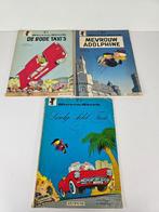 3 stripboeken Steven Sterk, met eerste druk, Gelezen, Peyo, Ophalen of Verzenden, Meerdere stripboeken