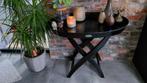 Sidetable/ Butlertray Tafel - zwart, Huis en Inrichting, Ophalen, Gebruikt