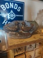 Antieke chocolademal vogels , 28 cm, Ophalen of Verzenden