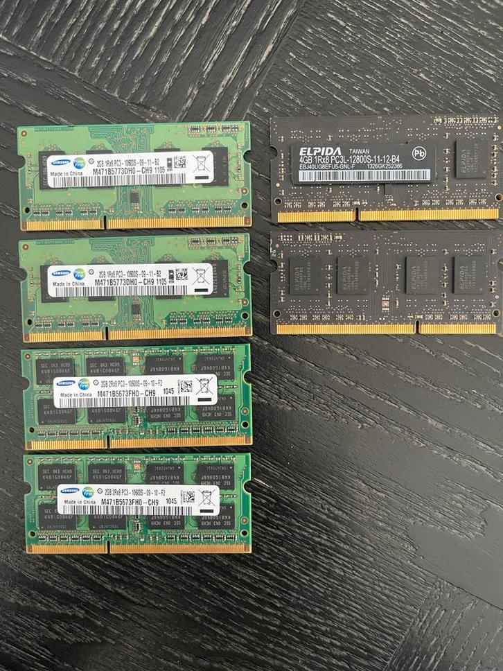 iMac/Macbook DDR3 Geheugen - 6x2GB & 2x4GB, Computers en Software, RAM geheugen, Gebruikt, Desktop, 8 GB, DDR3, Ophalen of Verzenden