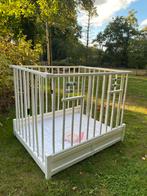 Kibofa box wit met balletjes 100 x 80, Ophalen, Gebruikt, Vierkant, Boxkleed
