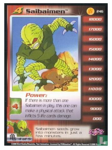 Gezocht Saiyan Saga CCG #246 beschikbaar voor biedingen