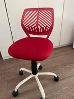 Kinder bureaustoel rood, Huis en Inrichting, Bureaustoelen, Ophalen, Zo goed als nieuw, Rood, Bureaustoel