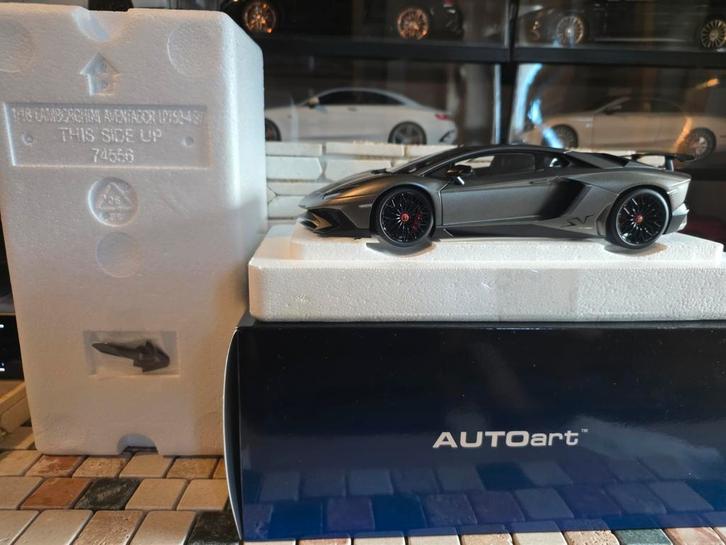 Lamborghini Aventador SV 1:18 Autoart, Hobby en Vrije tijd, Modelauto's | 1:18, Zo goed als nieuw, Auto, Autoart, Ophalen
