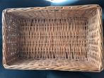 Originele grote rieten broodmand, Huis en Inrichting, Woonaccessoires | Schalen en Manden, Ophalen, Zo goed als nieuw, Rechthoekig