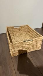 Rieten manden (2 stuks) - 35x43x17 cm, Ophalen, Mand, Zo goed als nieuw, Riet