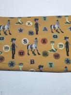 french terry mosterd country (130), Hobby en Vrije tijd, Stoffen en Lappen, Bruin, 120 cm of meer, Nieuw, Ophalen of Verzenden