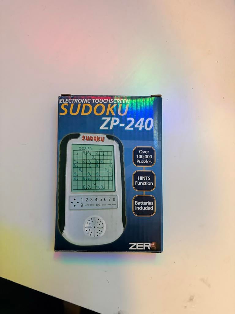 Elektronische Sudoku Puzzel ZP-240, Ophalen of Verzenden, Zo goed als nieuw, Overige typen
