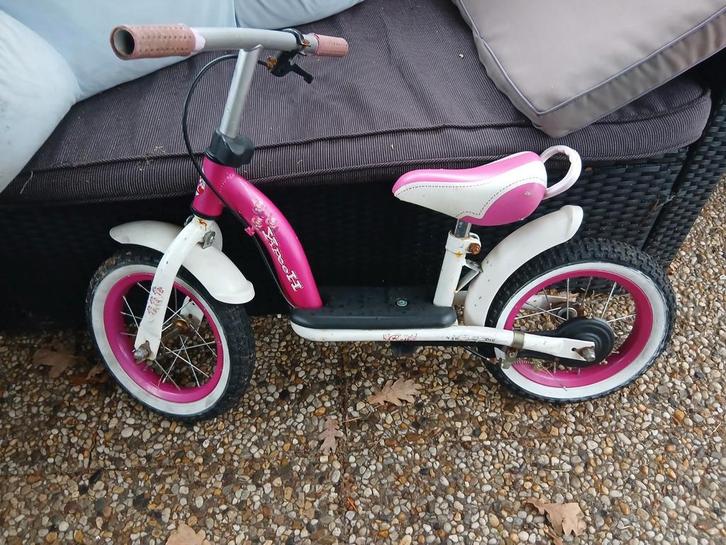 Roze Loopfiets - Perfect voor Beginnende Fietsers!, Fietsen en Brommers, Fietsen | Meisjes, Gebruikt, 14 inch of minder, Handrem