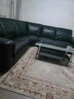 Zwarte Hoekbank - Comfortabel & Stijlvol, Ophalen of Verzenden